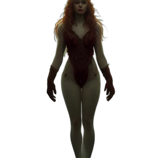 dress, creature, robot, concept art, 3d render, fantasy art, comic book art, underwater transparent PNG cut-out