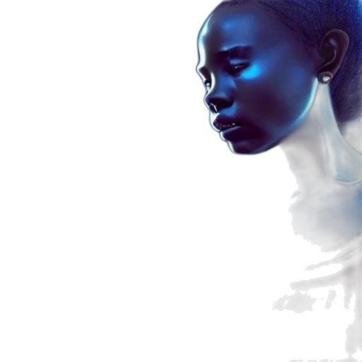face, jewelry, robot, concept art transparent PNG cut-out