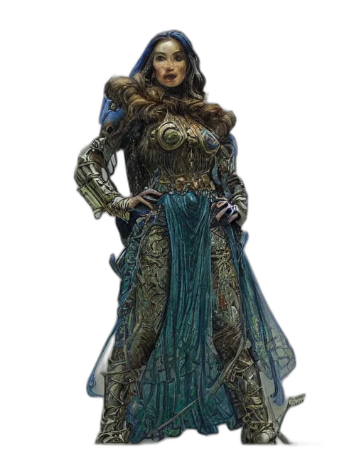 dress, fantasy art, concept art, 3d render transparent PNG cut-out