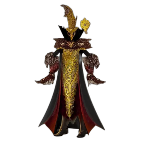 mask, staff, crown, dragon transparent PNG cut-out