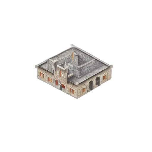building, furniture, jewelry, 3d render transparent PNG cut-out