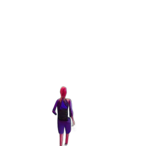 robot, dress, jacket, creature, 3d render, pixel art, concept art, vaporwave transparent PNG cut-out