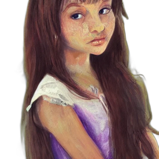 face, dress, hair, watercolor, photorealistic, oil painting, fantasy art, pastel transparent PNG cut-out