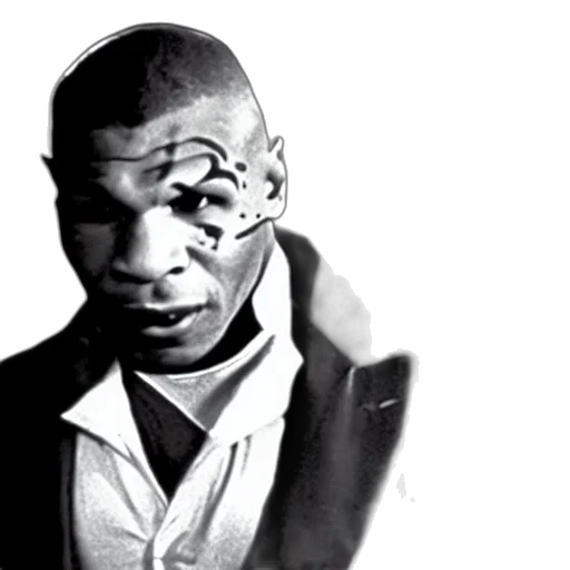 mask, face, comic book art, concept art, photorealistic, cartoon, mike, tyson transparent PNG cut-out