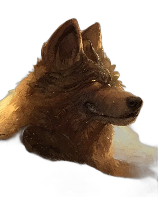 animal, creature, staff, face transparent PNG cut-out