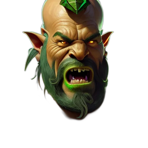 face, mask, staff, creature, fantasy art, concept art, photorealistic, 3d render transparent PNG cut-out