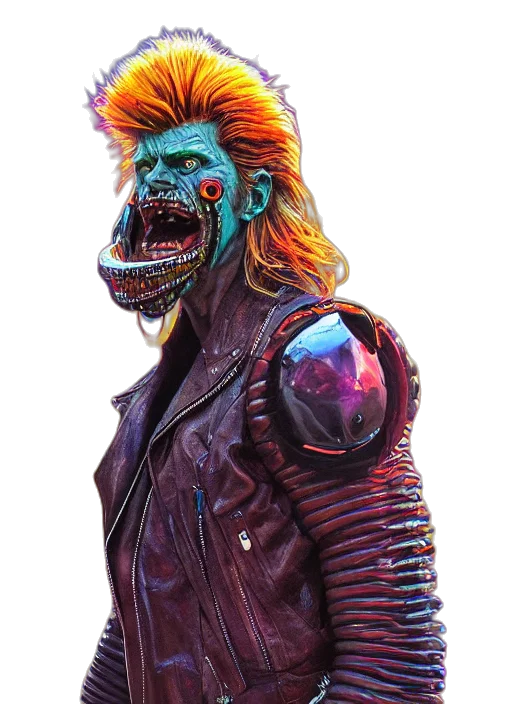 jacket, mask, creature, face transparent PNG cut-out