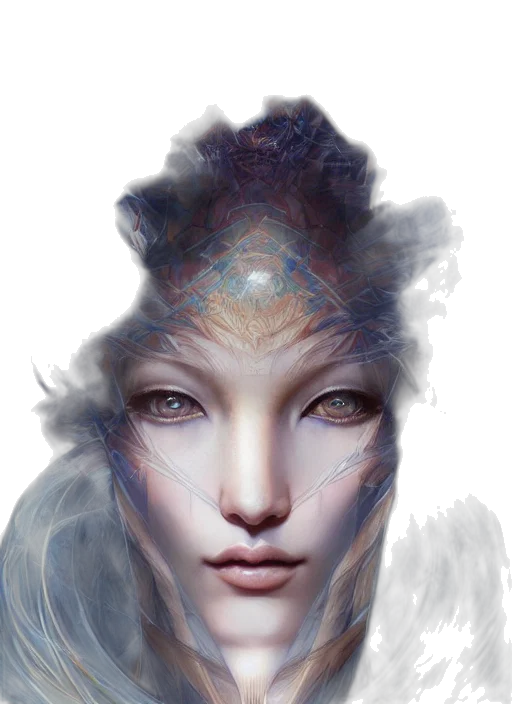 face, mask, crown, jewelry transparent PNG cut-out