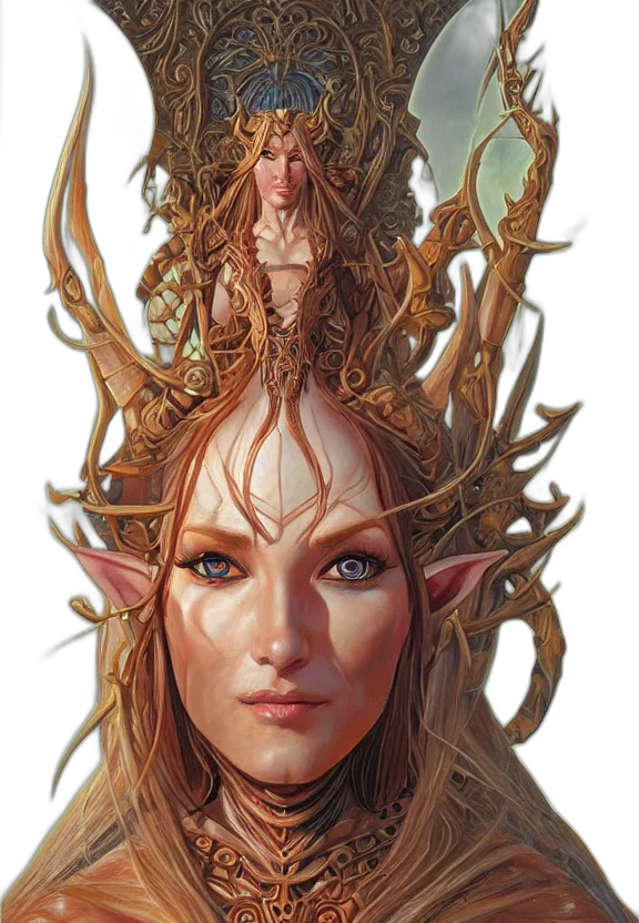 crown, face, creature, hair transparent PNG cut-out