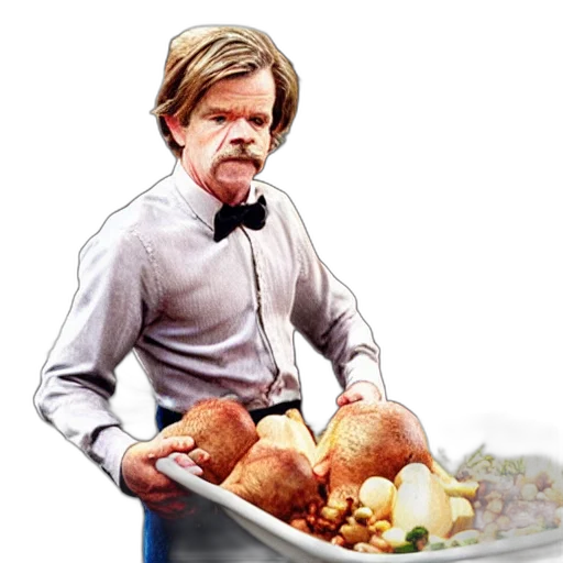 food, photorealistic, william, macy transparent PNG cut-out
