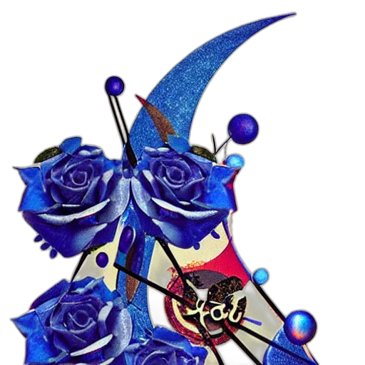 staff, flower, dragon, weapon transparent PNG cut-out