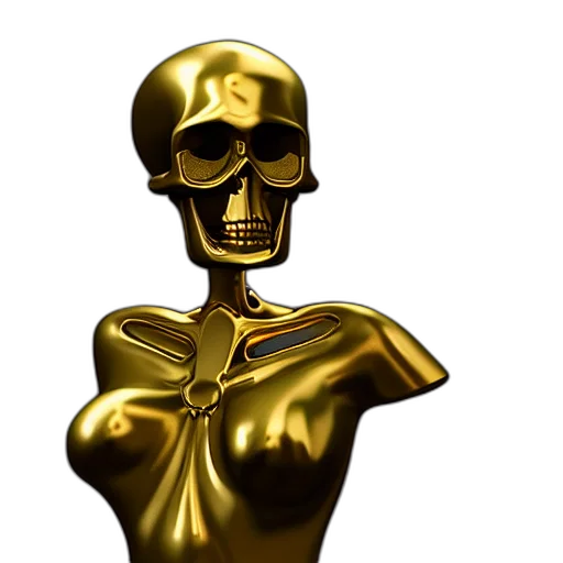 jewelry, 3d render, concept art, golden transparent PNG cut-out