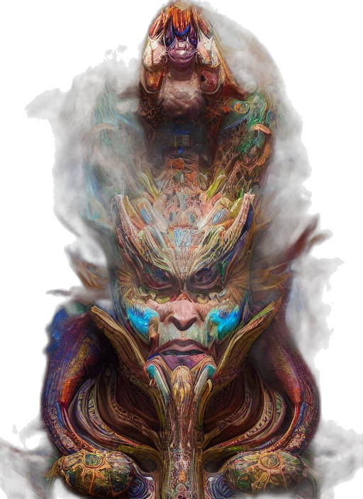 mask, face, dragon, creature transparent PNG cut-out