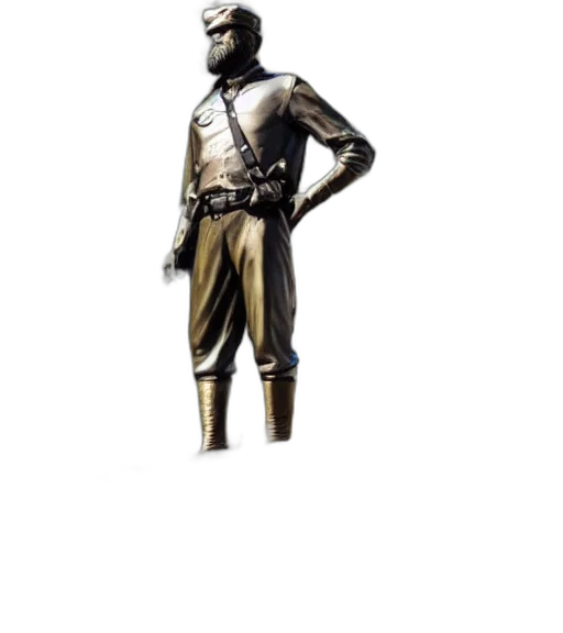 staff, jacket, sword, mask, 3d render, concept art, photorealistic, photo transparent PNG cut-out