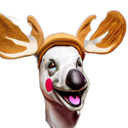 animal, mask, creature, face, 3d render, concept art, photorealistic, cartoon transparent PNG cut-out