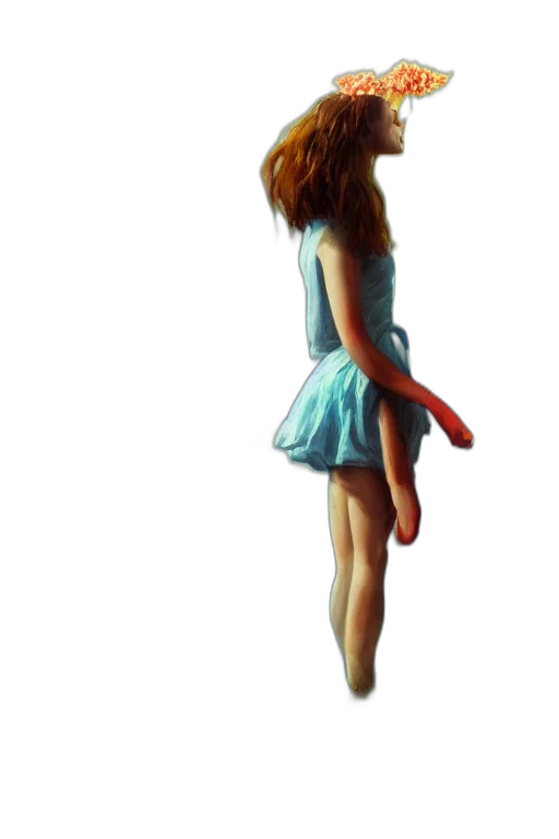 dress, staff, face, shoes, oil painting, photorealistic, concept art, pixel art transparent PNG cut-out