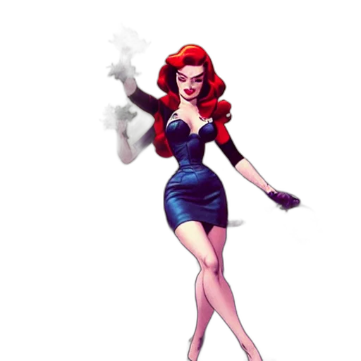 dress, comic book art, concept art, cartoon, pixel art, fire, red, phil transparent PNG cut-out