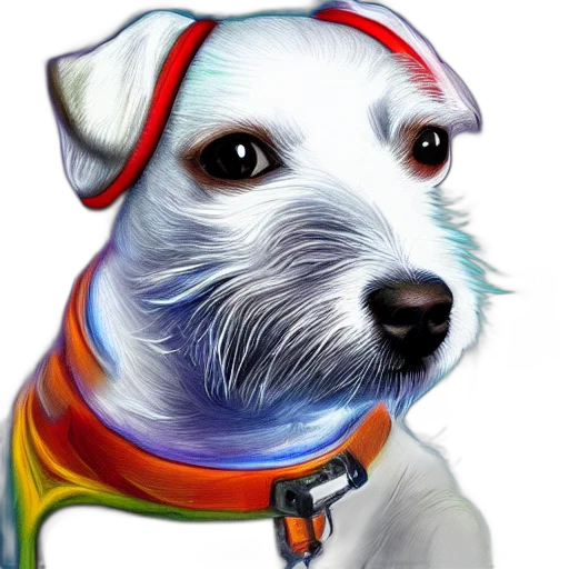 animal, staff, face, photorealistic, watercolor, cartoon, concept art, neon transparent PNG cut-out