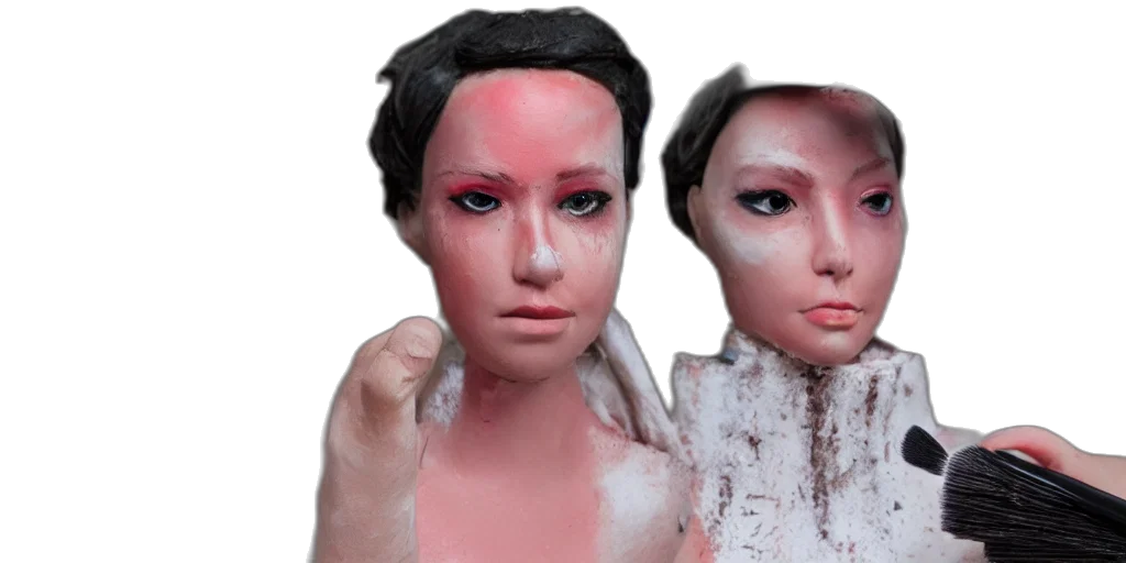mask, face, 3d render, photorealistic transparent PNG cut-out