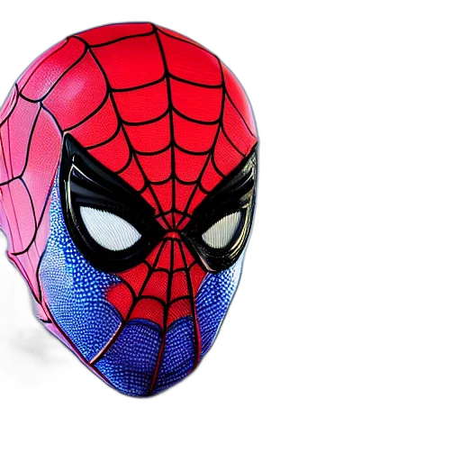 mask, hat, 3d render, comic book art transparent PNG cut-out