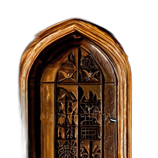 furniture, crown, jewelry, dress, 3d render, photorealistic, concept art, oil transparent PNG cut-out
