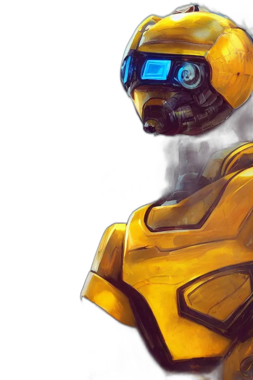 robot, mask, concept art, comic book art transparent PNG cut-out