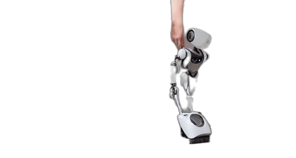 robot, staff, weapon, shoes transparent PNG cut-out