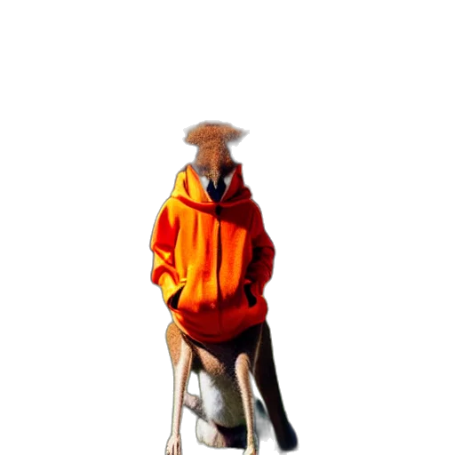 jacket, staff, animal, robot transparent PNG cut-out