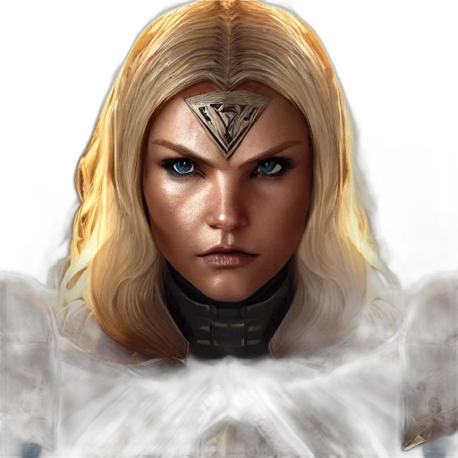 face, fantasy art, comic book art, concept art transparent PNG cut-out