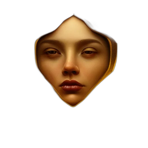 face, mask, jewelry, crown transparent PNG cut-out