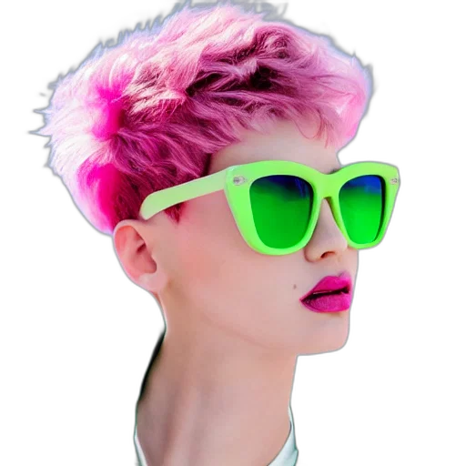 hair, face, jacket, hat transparent PNG cut-out