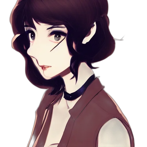 staff, face, creature, jacket transparent PNG cut-out