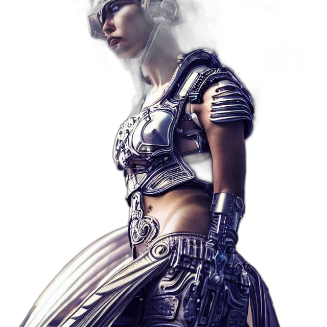 dress, sword, jewelry, staff, concept art, fantasy art, 3d render, photorealistic transparent PNG cut-out