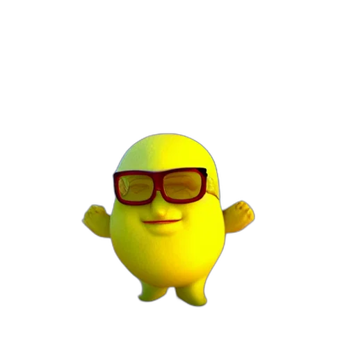 creature, animal, staff, face, 3d render, concept art, photorealistic, cartoon transparent PNG cut-out