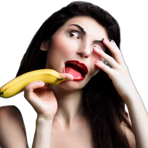 food, face, photorealistic, close transparent PNG cut-out