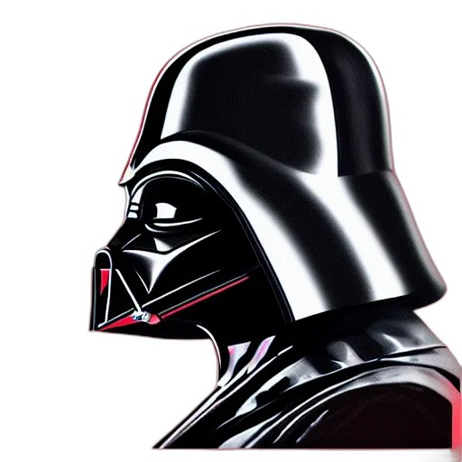 mask, photorealistic, comic book art, concept art, 3d render, darth, vader, head transparent PNG cut-out