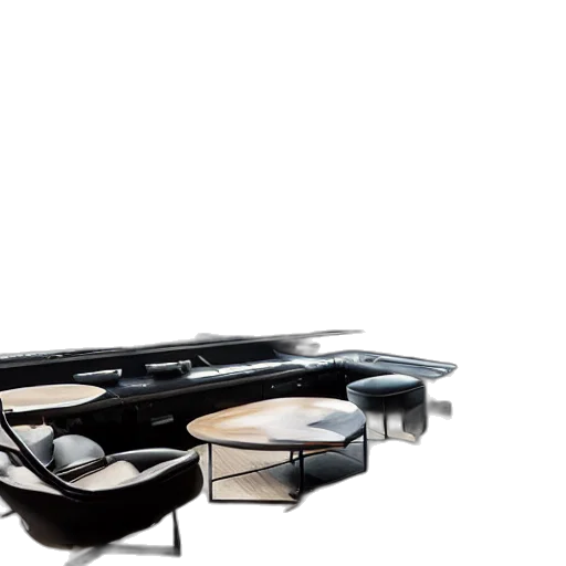 furniture, shoes, 3d render, concept art transparent PNG cut-out
