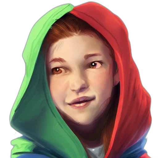 face, mask, photorealistic, fantasy art, concept art, 3d render, happy, girl transparent PNG cut-out