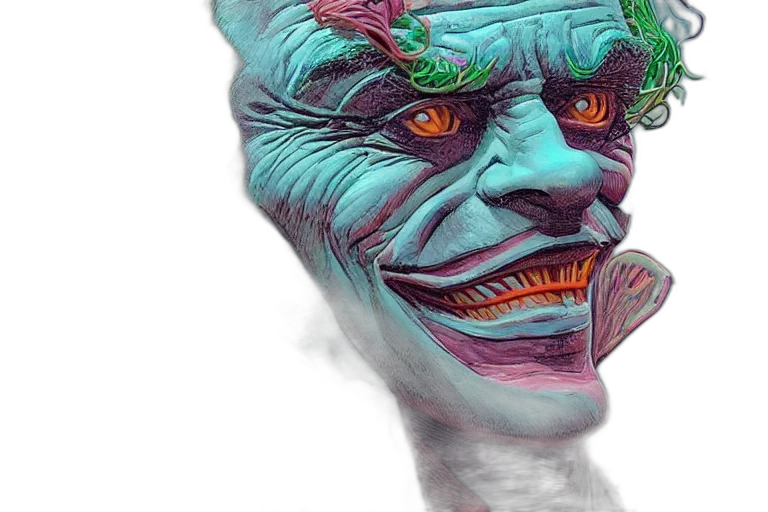 mask, face, creature, staff transparent PNG cut-out