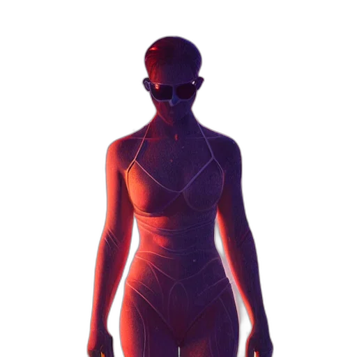 robot, dress, mask, jacket transparent PNG cut-out