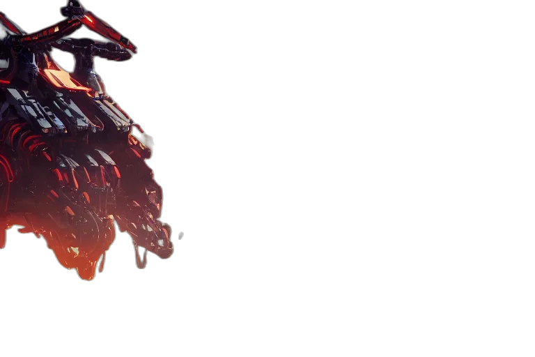 robot, weapon, creature, mask transparent PNG cut-out