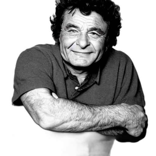 face, staff, animal, jacket, peter, falk transparent PNG cut-out
