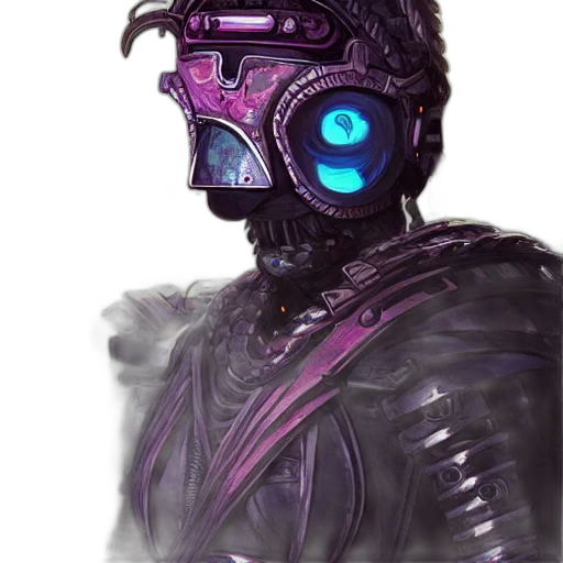 mask, robot, face, creature transparent PNG cut-out