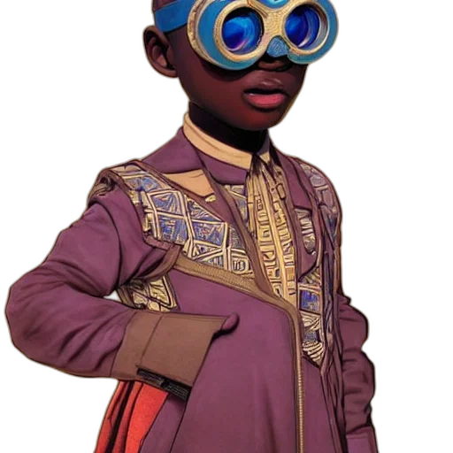 jacket, staff, mask, robot, concept art, 3d render, photorealistic, cartoon transparent PNG cut-out