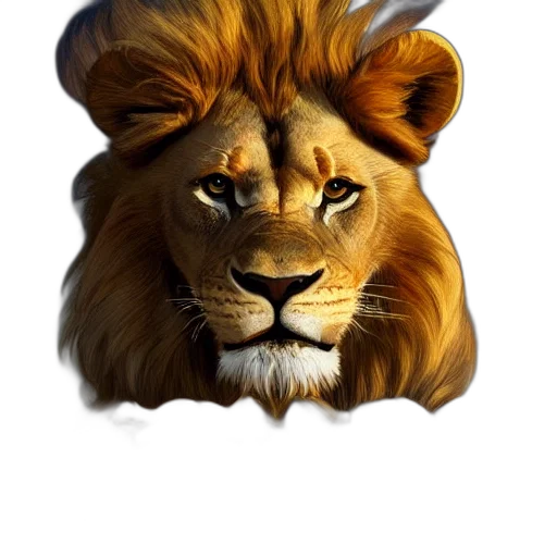 crown, animal, staff, jewelry, photorealistic, 3d render, concept art, fantasy art transparent PNG cut-out