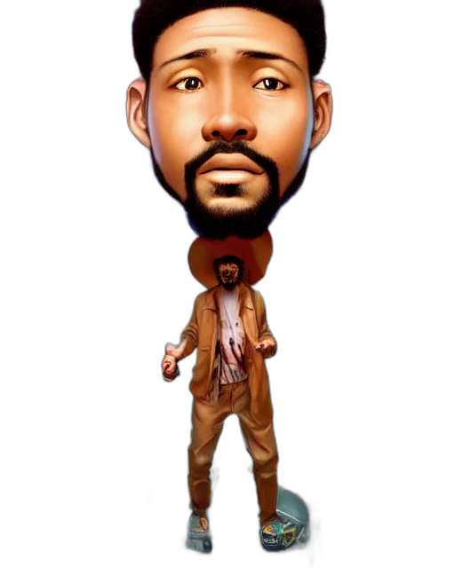 face, concept art, 3d render, pixel art transparent PNG cut-out
