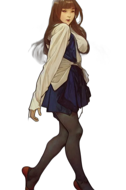 dress, staff, jacket, mask transparent PNG cut-out