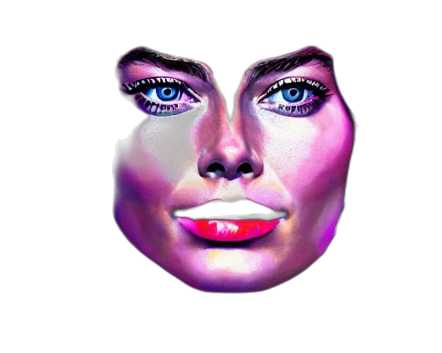 mask, face, robot, creature transparent PNG cut-out