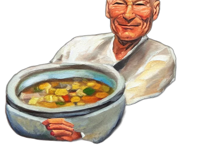 food, face, oil painting, photorealistic, watercolor, concept art, oil, painting transparent PNG cut-out
