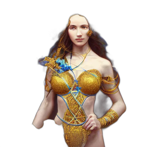 jewelry, dress, fantasy art, concept art transparent PNG cut-out